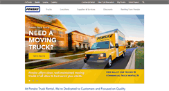 Desktop Screenshot of pensketruckrental.com